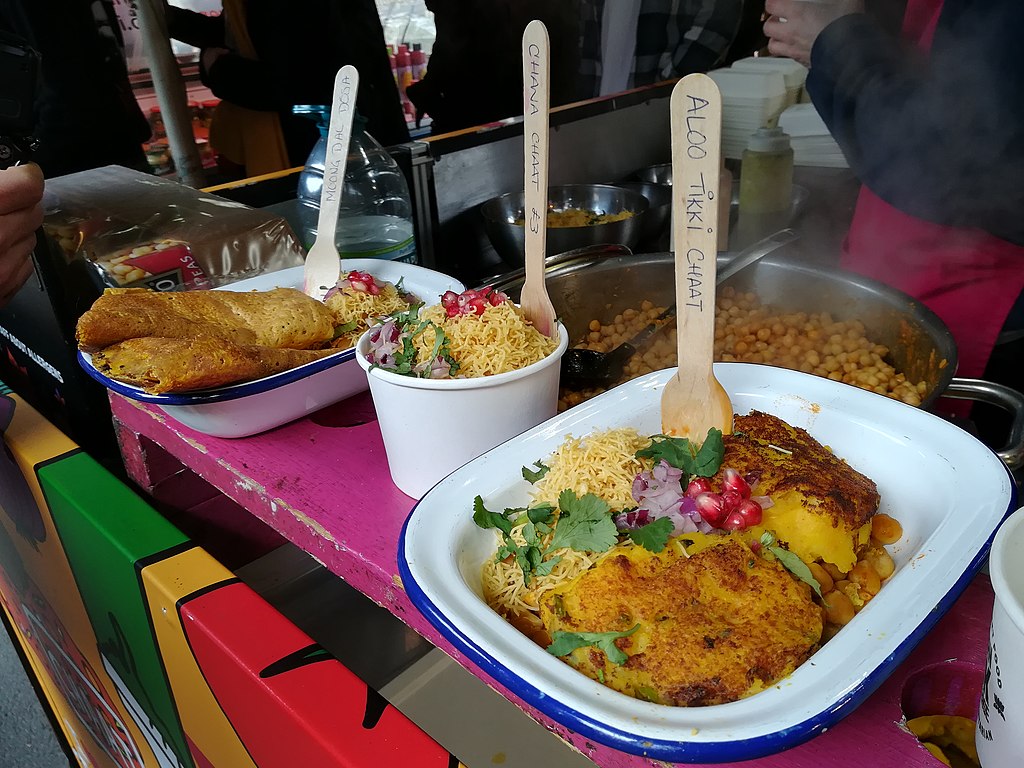 Street food dans le marché Borought market à Londres - Photo de MOs810