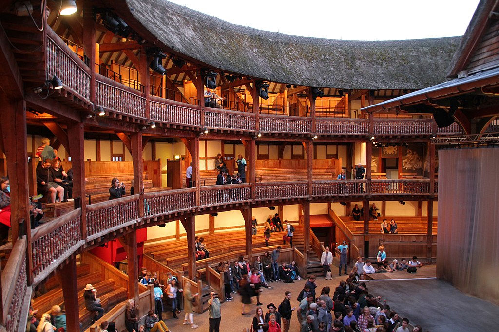 Dans le théâtre The Globe de Shakespeare dans le quartier de Southwark à Londres - Photo de Tony Hisgett