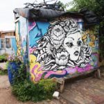 Fermé ! Jardin + Street Art = Nomadic community garden à Londres