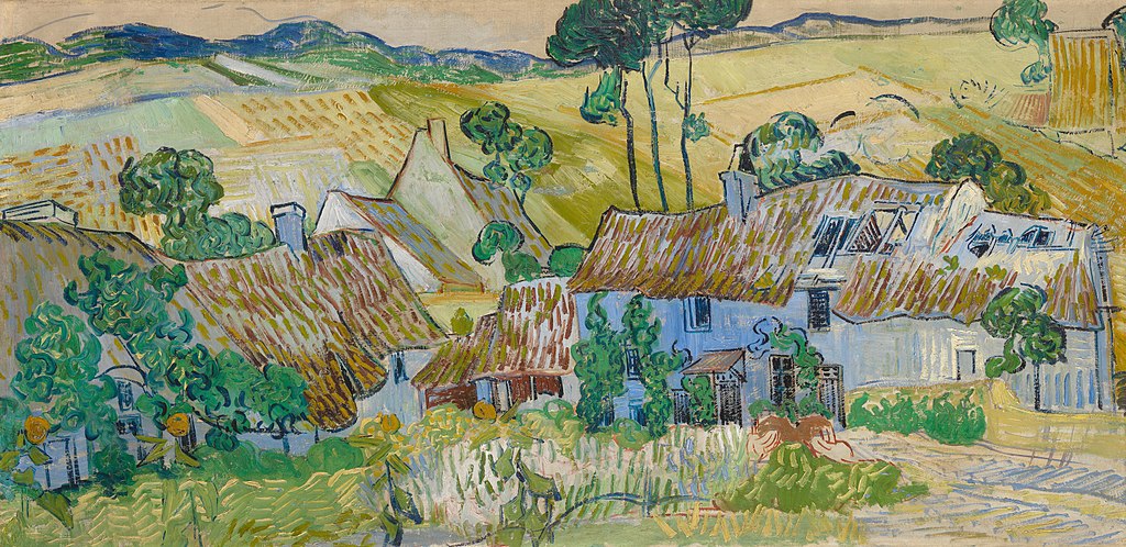 "Fermes près d'Auvers" par Vincent van Gogh dans la Tate Modern à Londres.