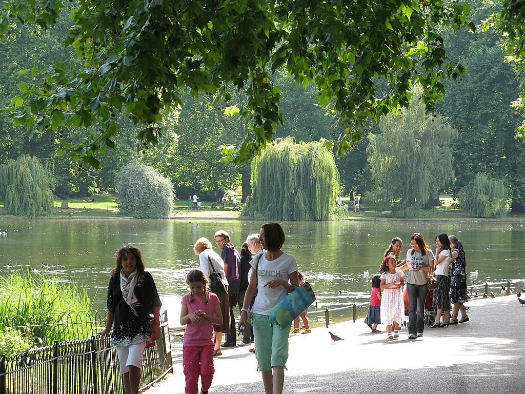 Dans le Saint James Park à Londres - Photo de Yair Haklai - Licence ccbysa 3.0