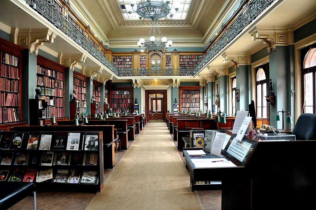 National Art Library au Musée V&A à Londres. Photo d’Andreas Praefcke.