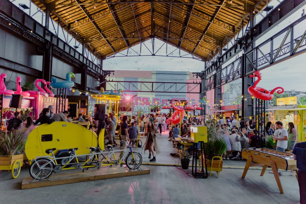 Fête des 1 an de Heat Lyon dans le quartier de Confluence - Photo de Juliette Valero