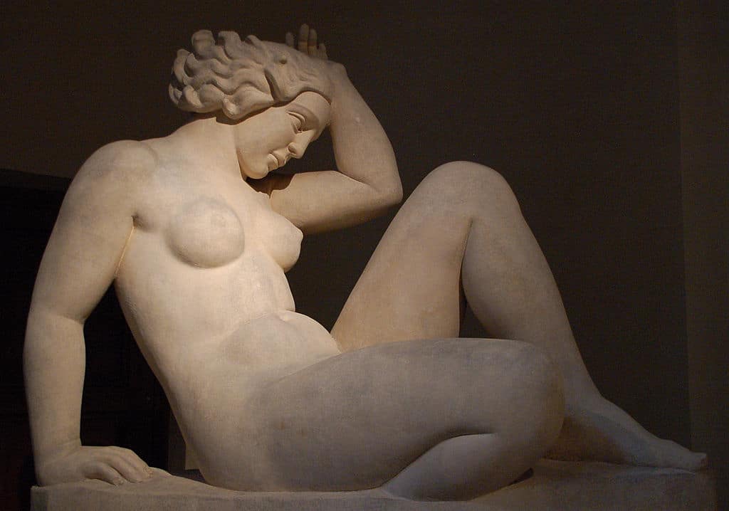 Sculpture "La montagne" d'Aristide Maillol (1937) au Musée des Beaux Arts de Lyon.