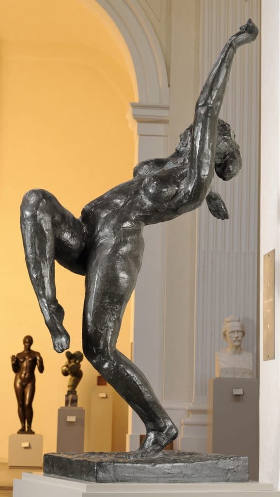 Sculpture "La folle danseuse" par Wouters Rik (1912) au Musée des Beaux Arts de Lyon.