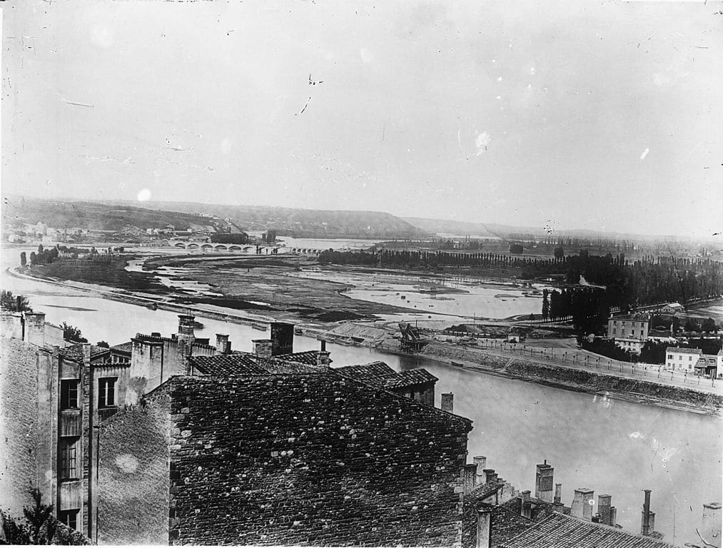 Emplacement du futur Parc de la Tête d'Or à Lyon - Photo de Louis Froissart