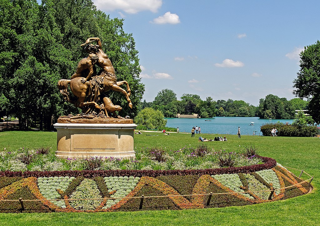 Vue sur le lac du Parc de la Tête d'Or à Lyon - Photo de Phinou