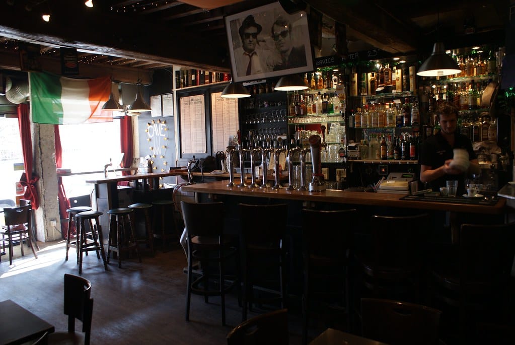 Pub irlandais à Lyon saint-George dans le vieux Lyon.