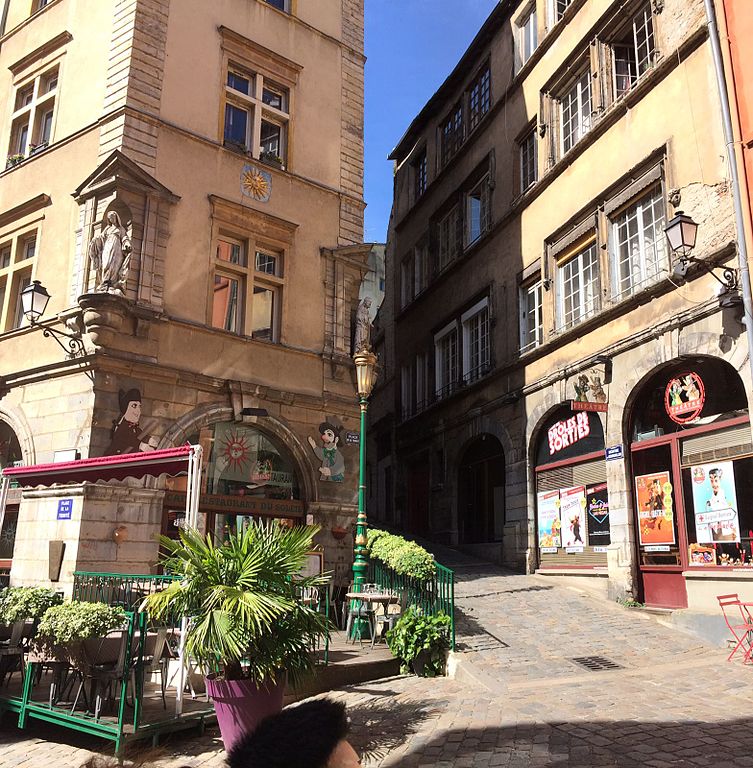 Montée du Gourguillon dans le quartier de Saint Georges à Lyon - Photo de Davric