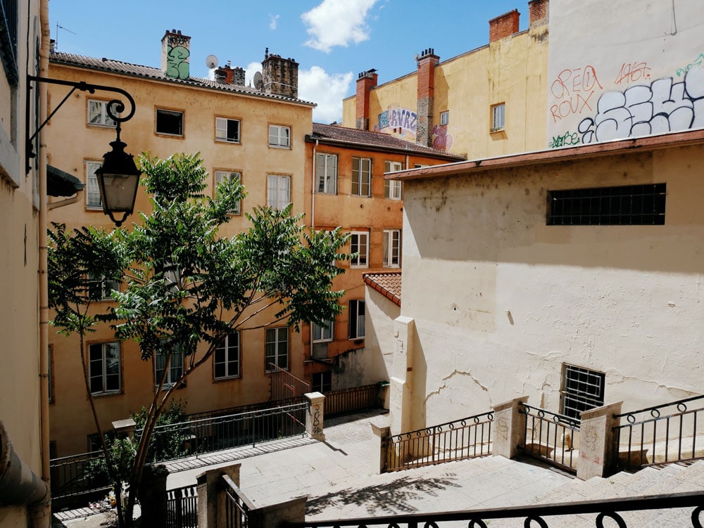 Pentes de la Croix Rousse à Lyon - Photo de Louis Derrac