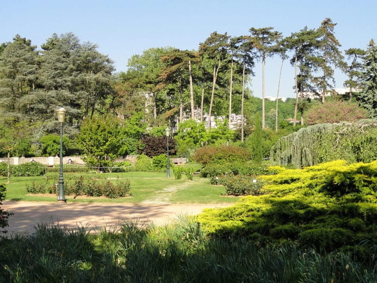 Partie boisée du parc de la Tête d'Or à Lyon - Photo de Daderot