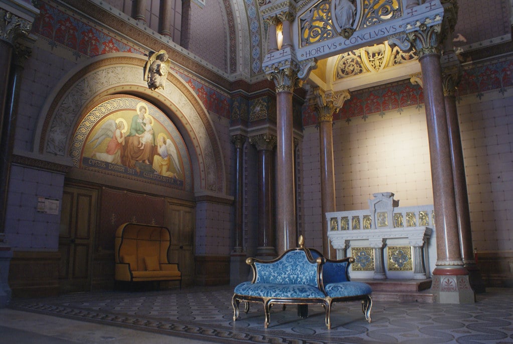 Dans un ancien monastère aujourd'hui Hotel Fourvière.