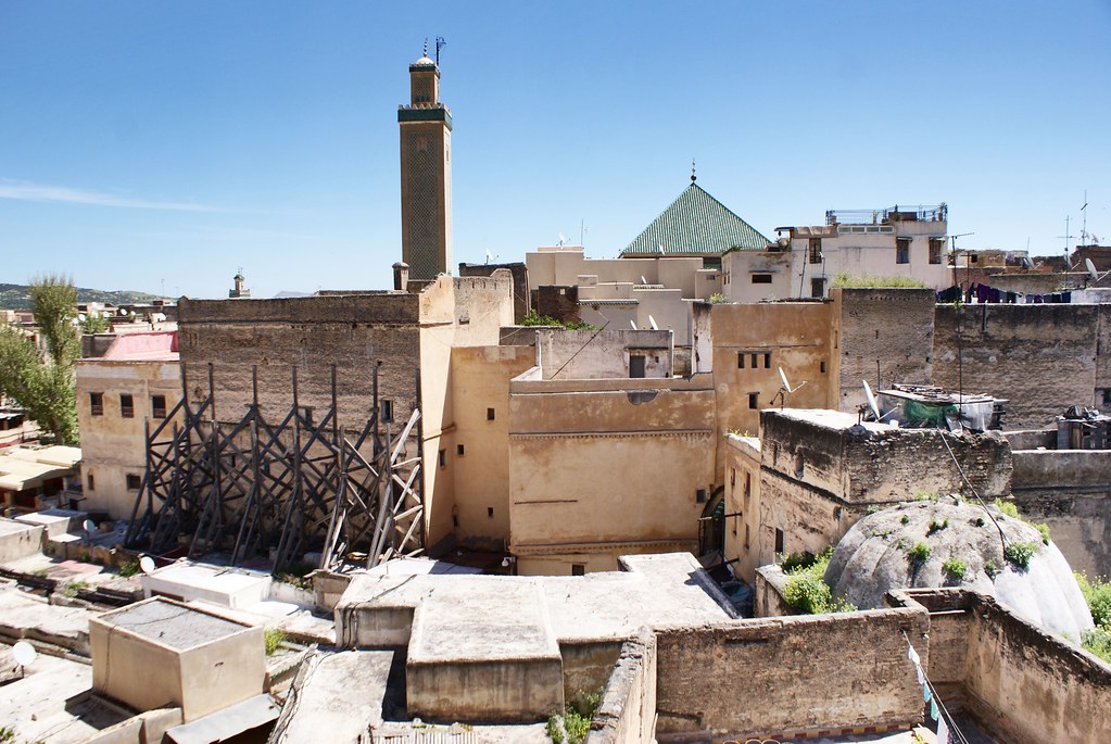 Vue depuis la terrasse du Musée Nejjarine à Fès.