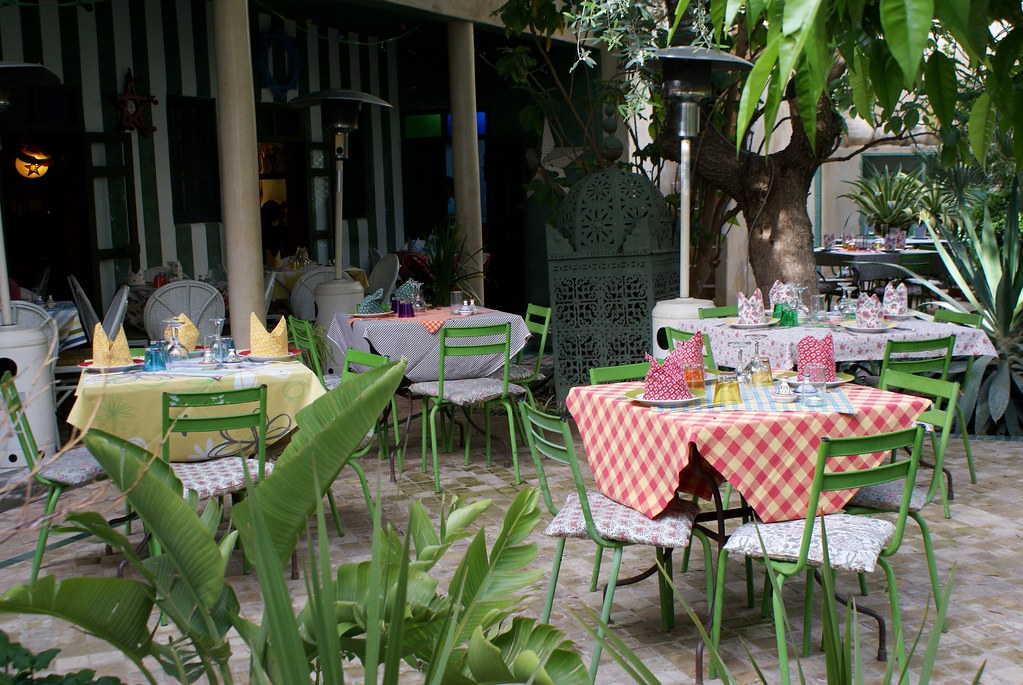 Fez Café dans le Jardin de Biehn à Fès.