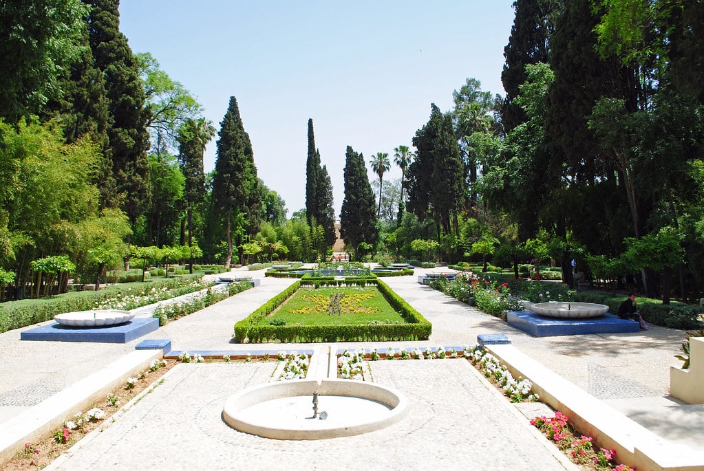 Jardin arabo-andalou Jnan Sbil à Fès.