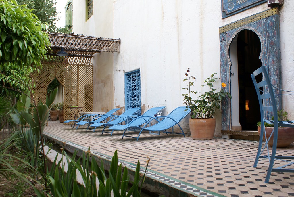 Hammam dans le Jardin de Biehn à Fès.