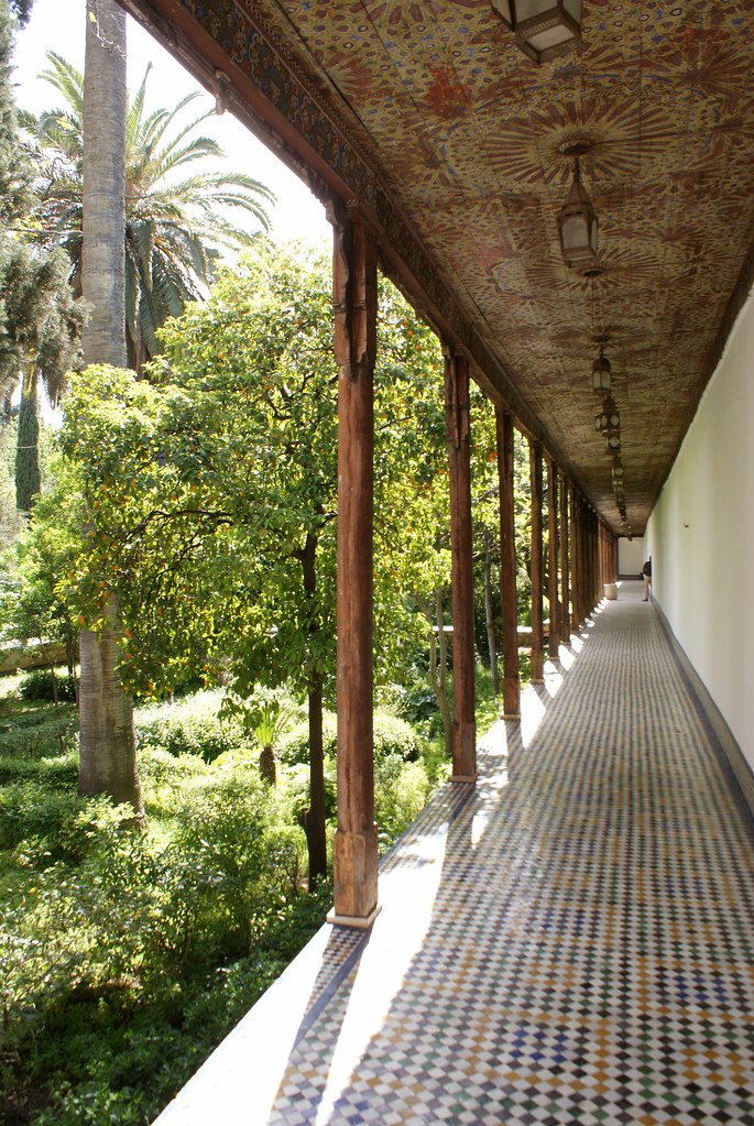 Dans le jardin du Musée Batha à Fès.