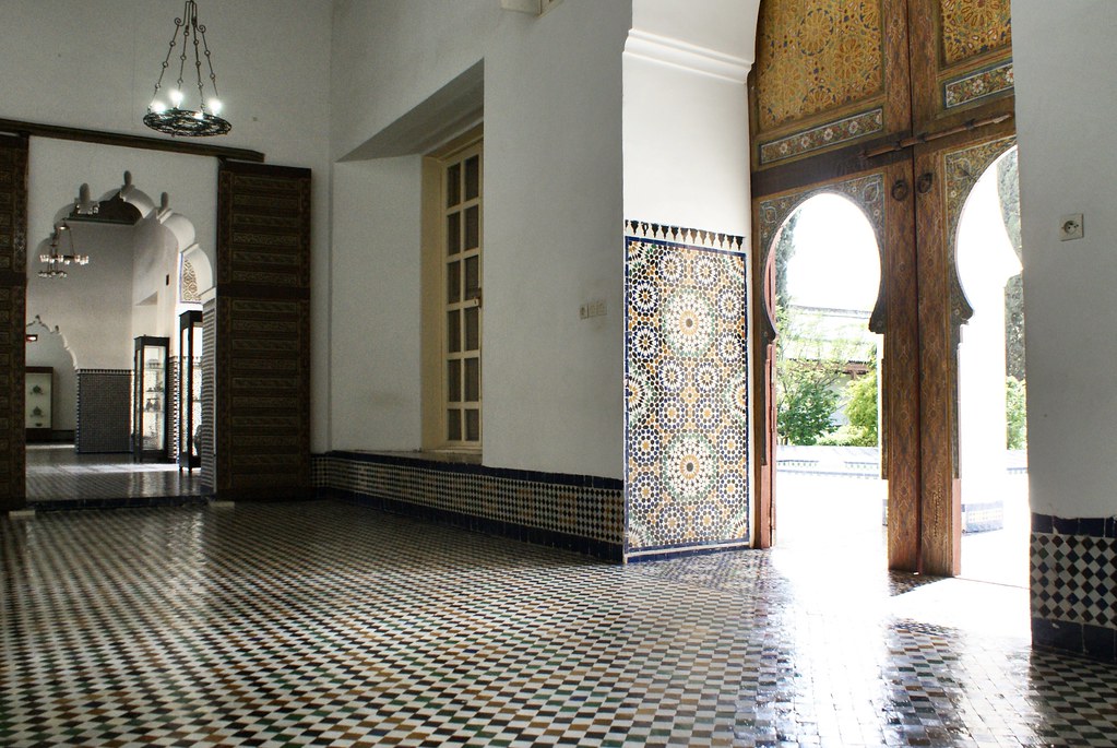 A l'intérieur du Musée Batha à Fès.