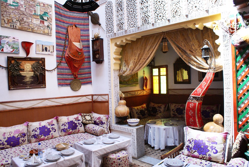 Restaurant Ali Baba à Fès. 