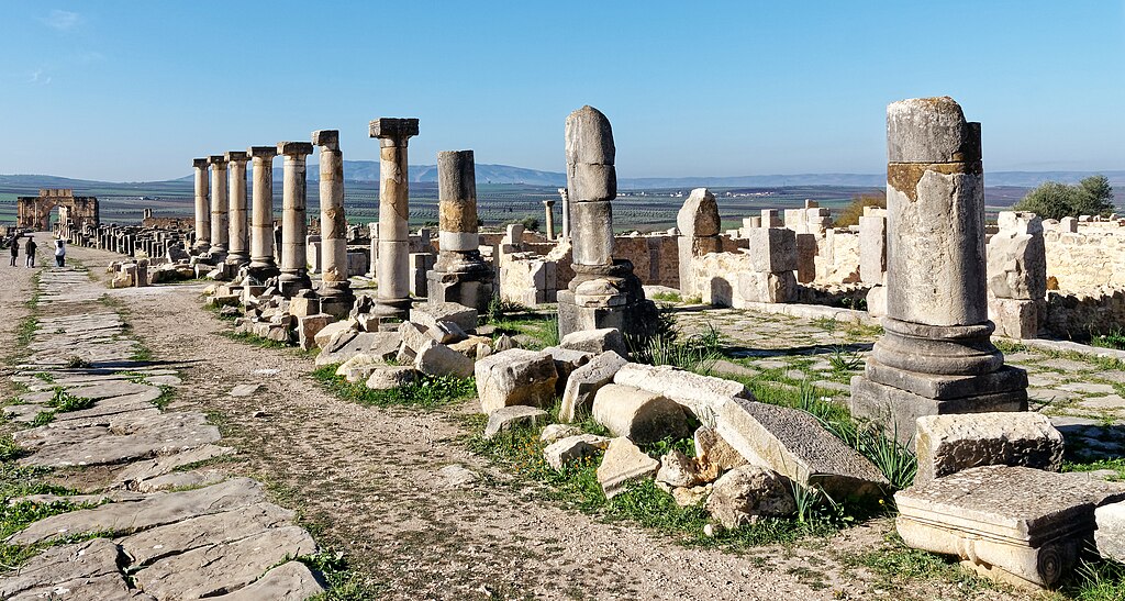 Site antique romain de Volubilis près de Meknès - Photo de Holger Uwe Schmitt - Licence ccbysa 3.0