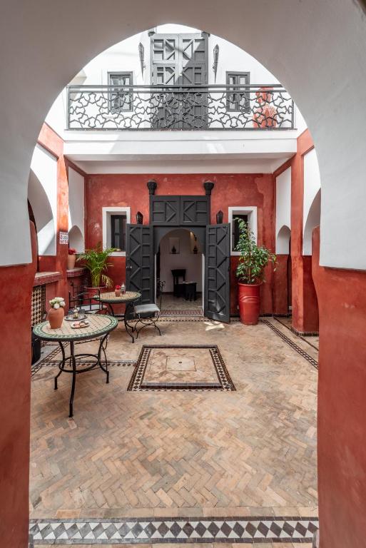 Cour du Riad Dar Sirine à Marrakech