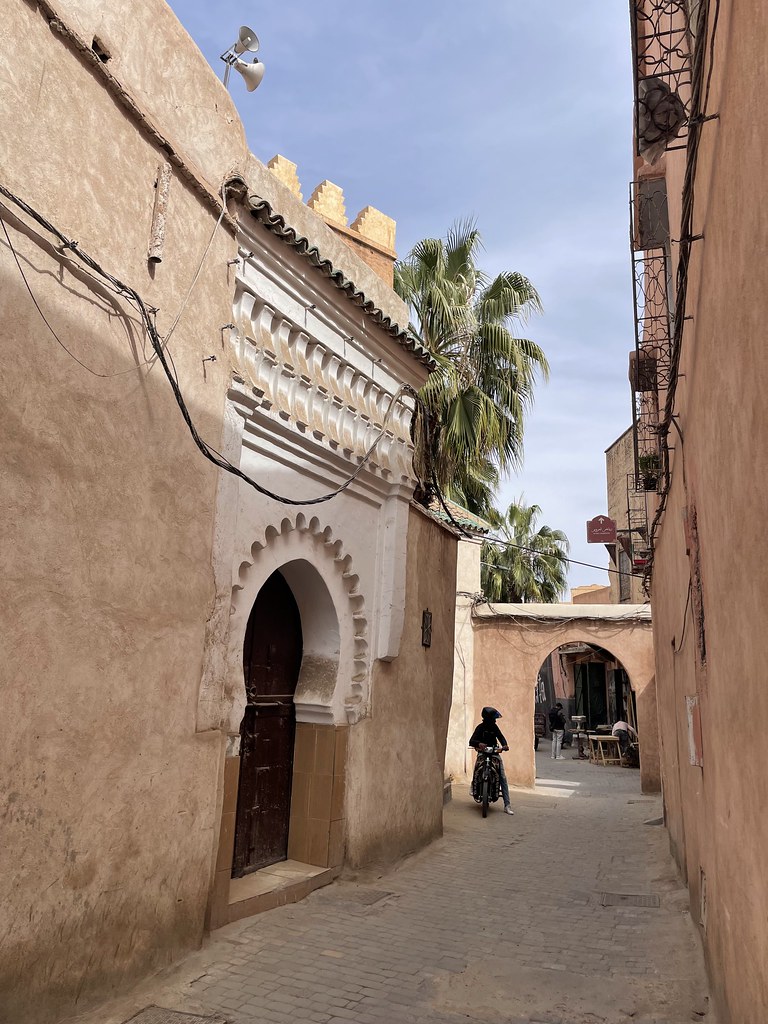 Dans la médina de Marrakech.
