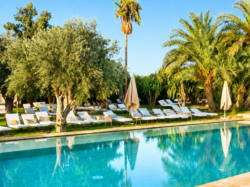 Piscine de la Villa Nour à Marrakech.