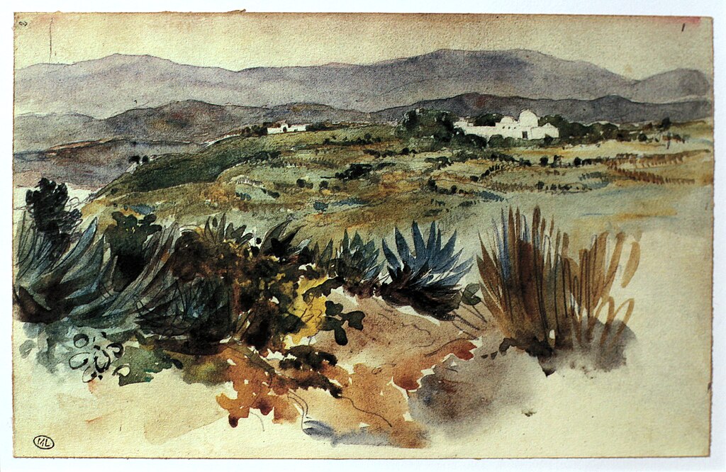 Extrait du carnet de voyage d'Eugène Delacroix.