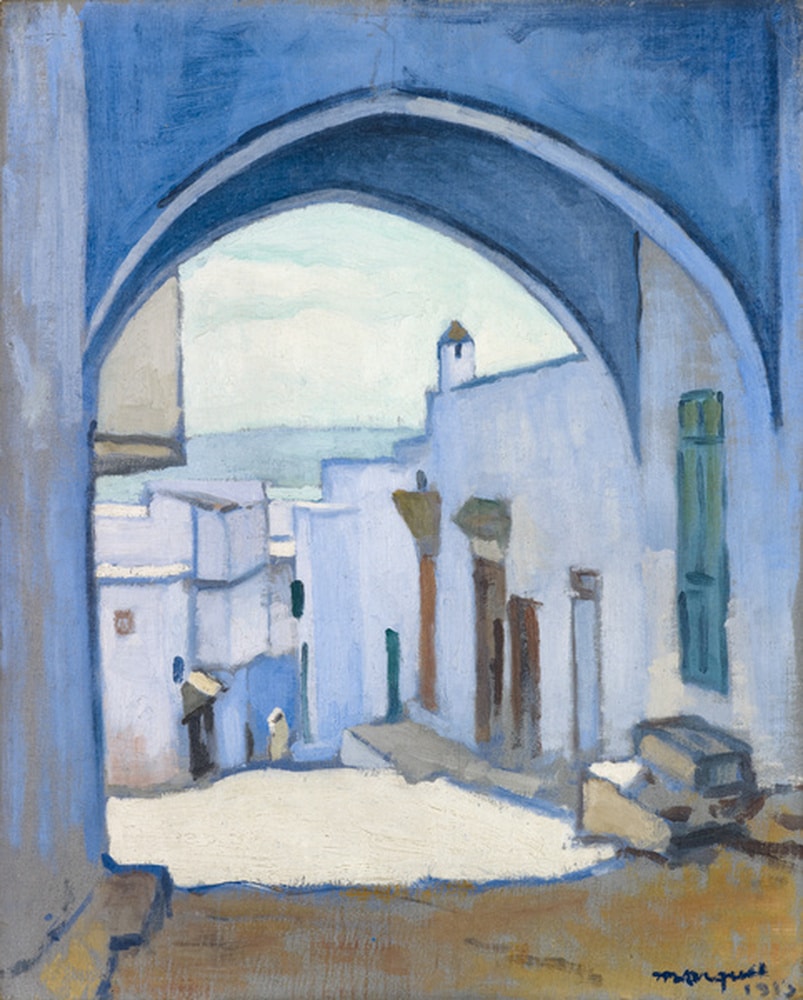 Dans la Kasbah de Tanger par le peintre Albert Marquet (1913) : La Citadelle à Tanger