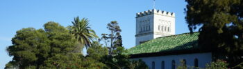 Eglise Saint Andrew à Tanger, architecture romane avec des éléments islamiques.