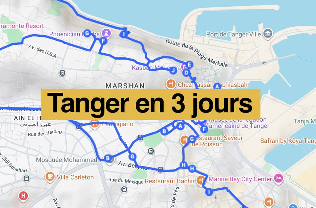Lire la suite à propos de l’article Tanger en 3 jours : Itinéraire pour 72h sur place