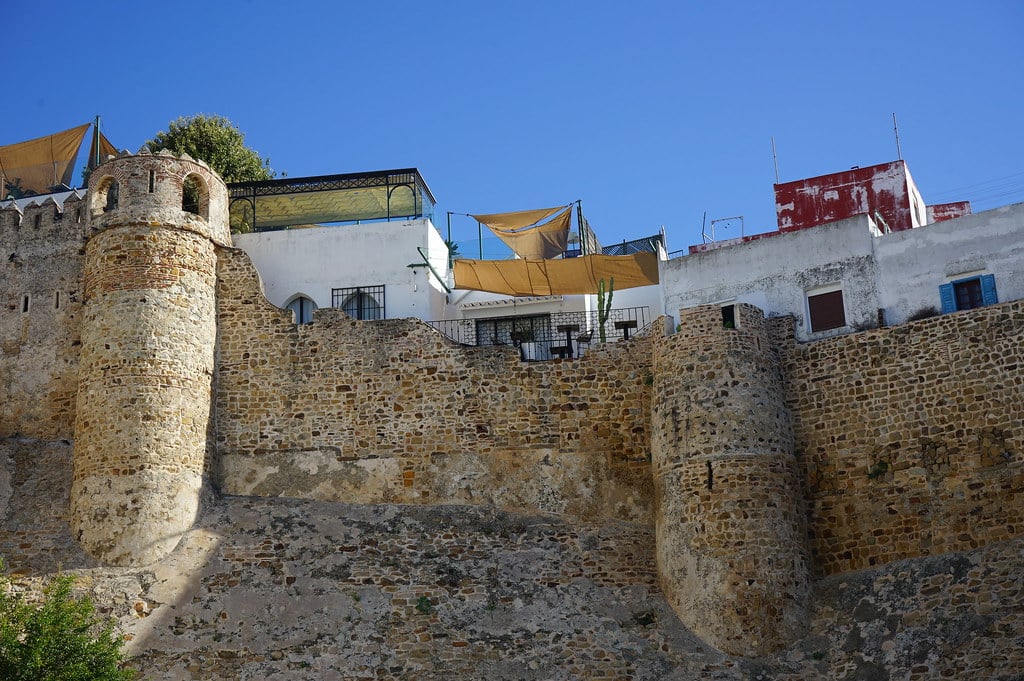 Rempart du quartier de la Kasbah à Tanger.