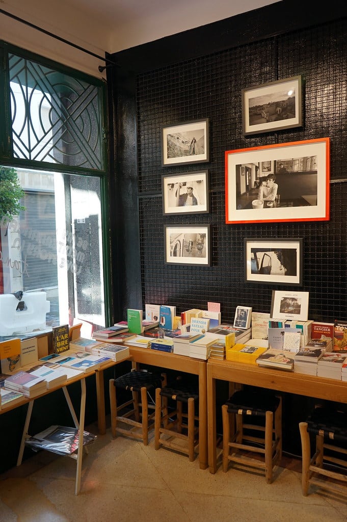 Expo photo dans la librairie "Les Insolites" de Tanger.