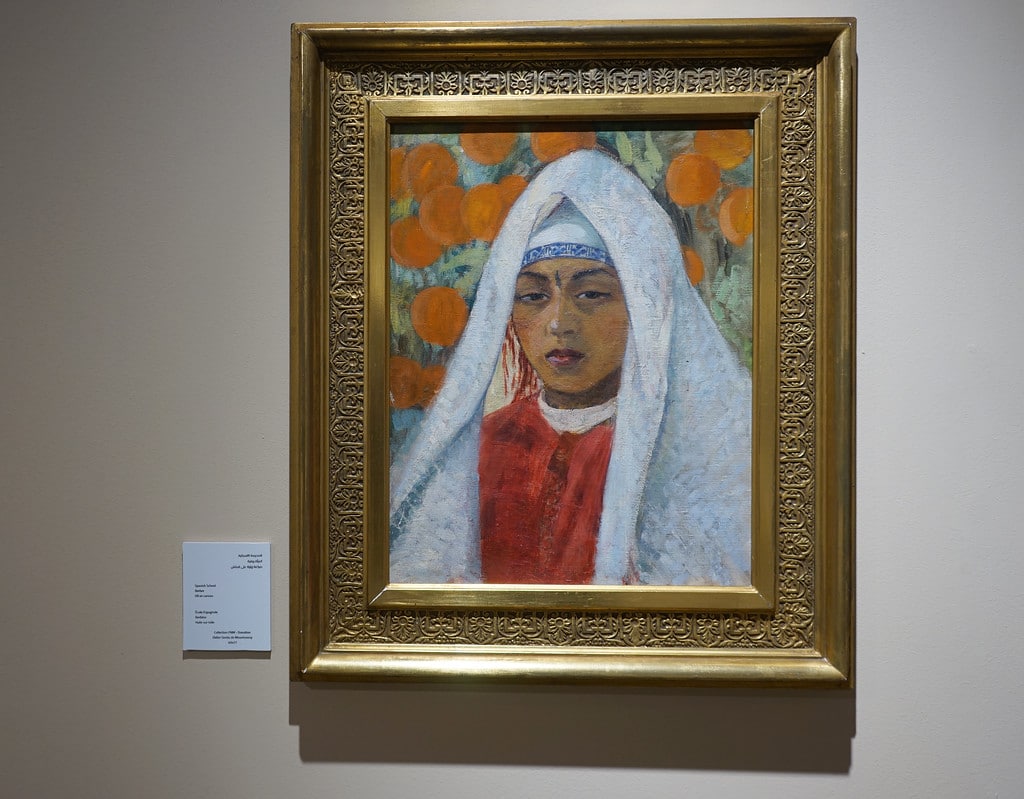 Peinture de l'école espagnole dans le Musée Dar Niaba à Tanger.