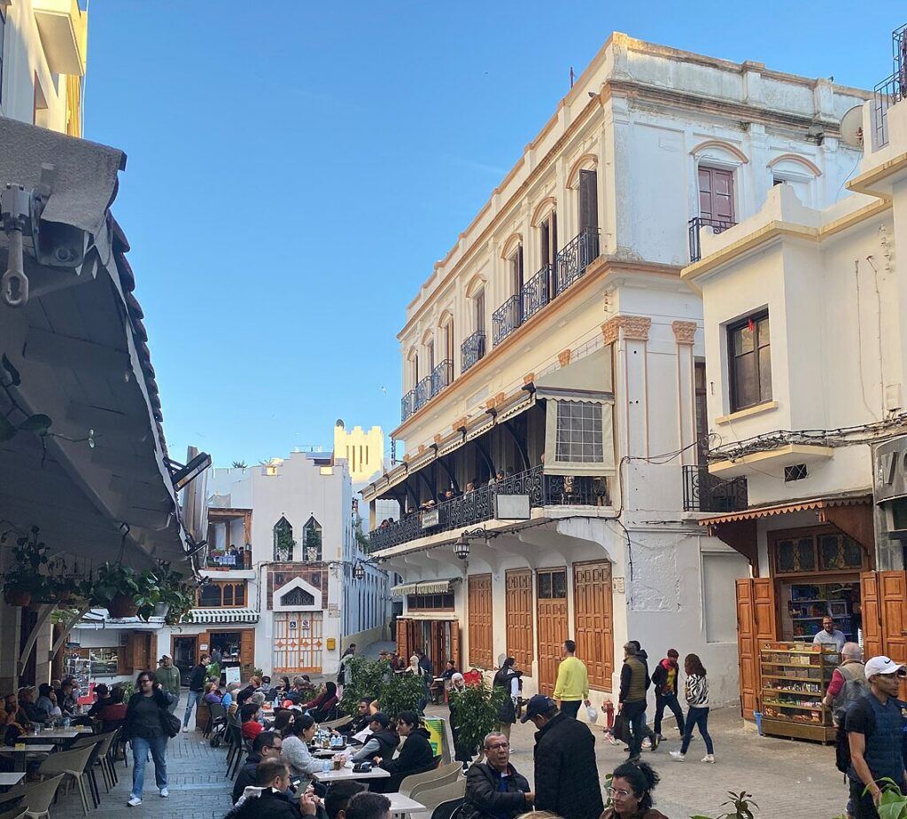 Place du Petit Socco à Tanger - Photo de Boubloub - Licence ccbysa 4.0