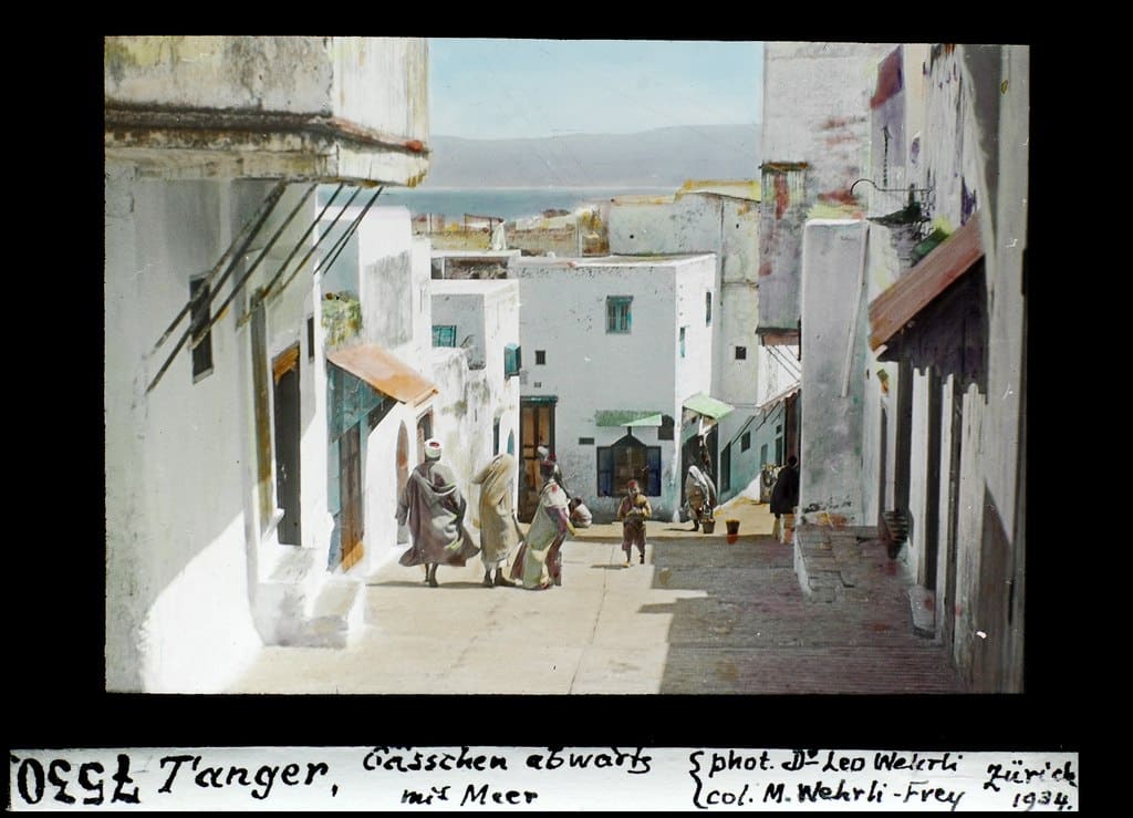 Dans la Médina de Tanger - Photo de Leo Wehrli / ETH-Library / Licence ccbysa 4.0