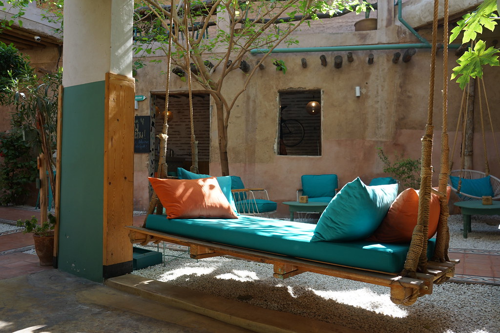 Café Pikala près de la Bab Doukkala à Marrakech.