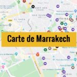 Carte de Marrakech (Maroc) : Plan détaillé gratuit et en français à télécharger