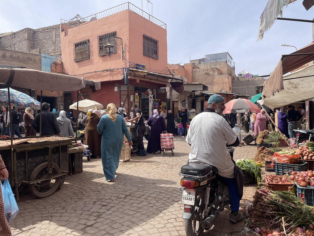 Marché du côté de la Casbah.