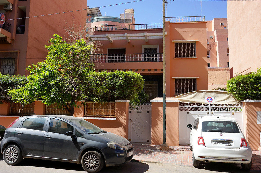 Maison inspirée de l' Art Deco dans le Guéliz.