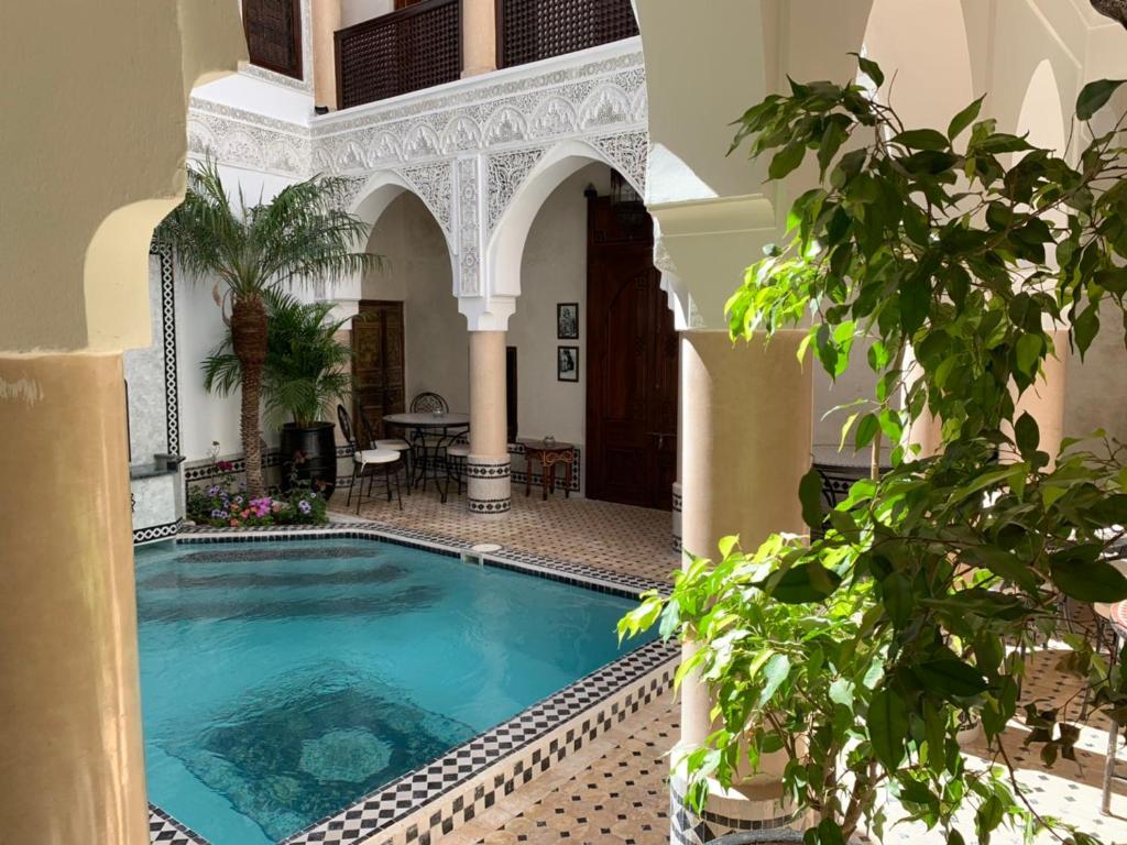 Piscine du Riad Abaka à Marrakech.