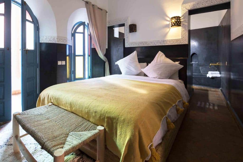 Chambre du Riad Assala à Marrakech.