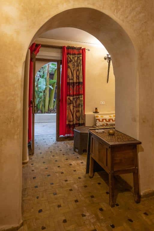 Dans le Riad Bamileke à Marrakech.