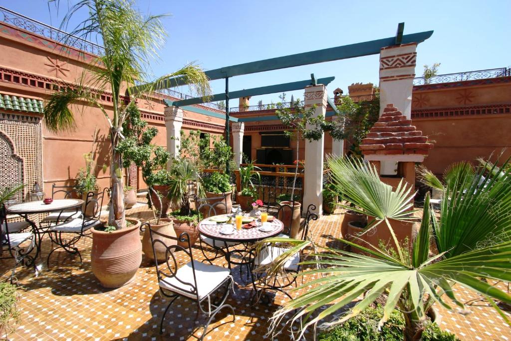 Rooftop du Riad Jnane Mogador à Marrakech.