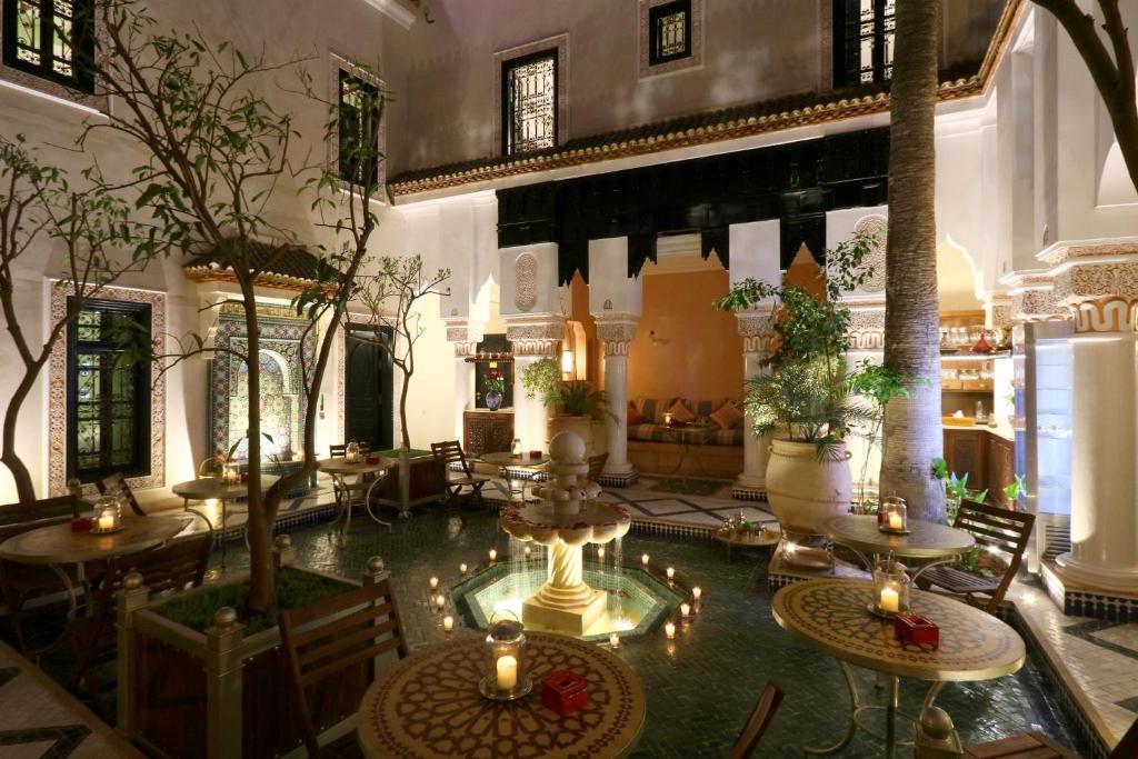 Patio du Riad Omara al Kasbah à Marrakech.