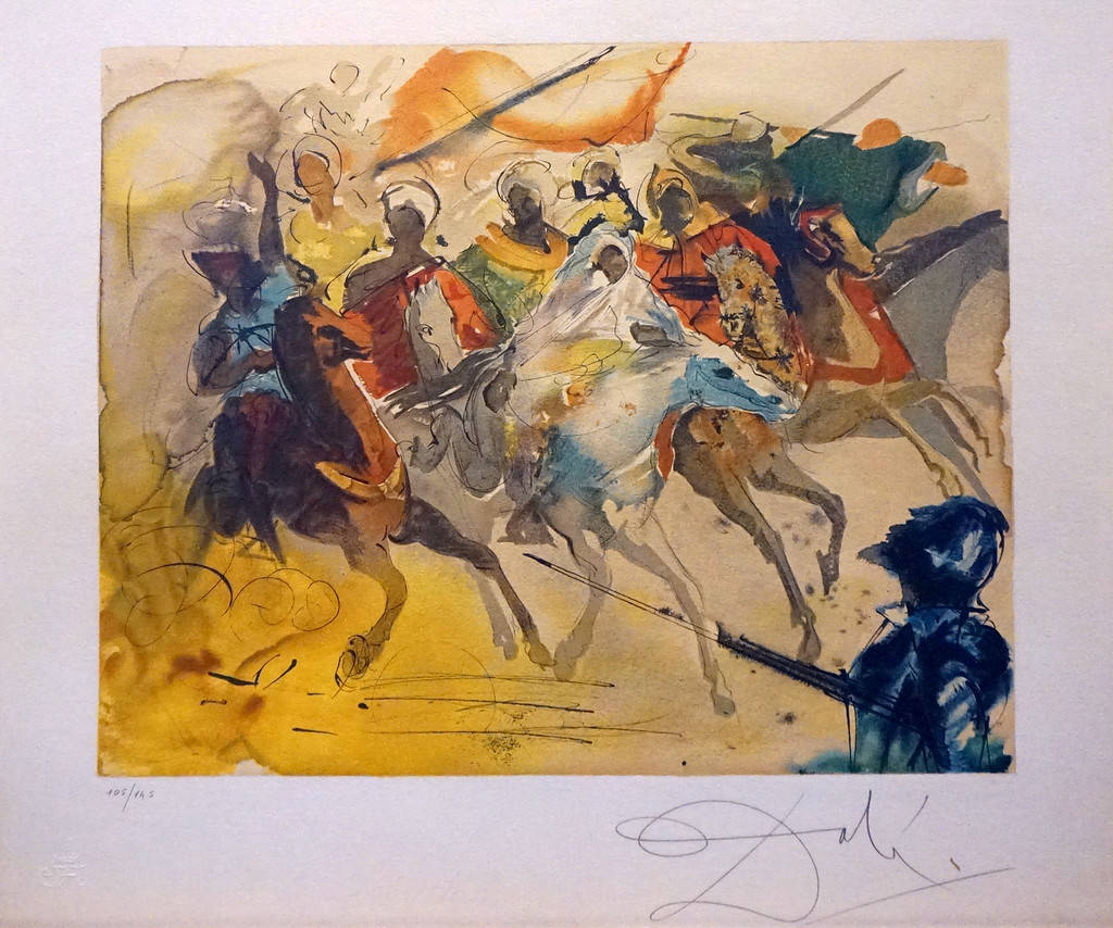 Bataille de Tetouan par Salvador Dali (1971).