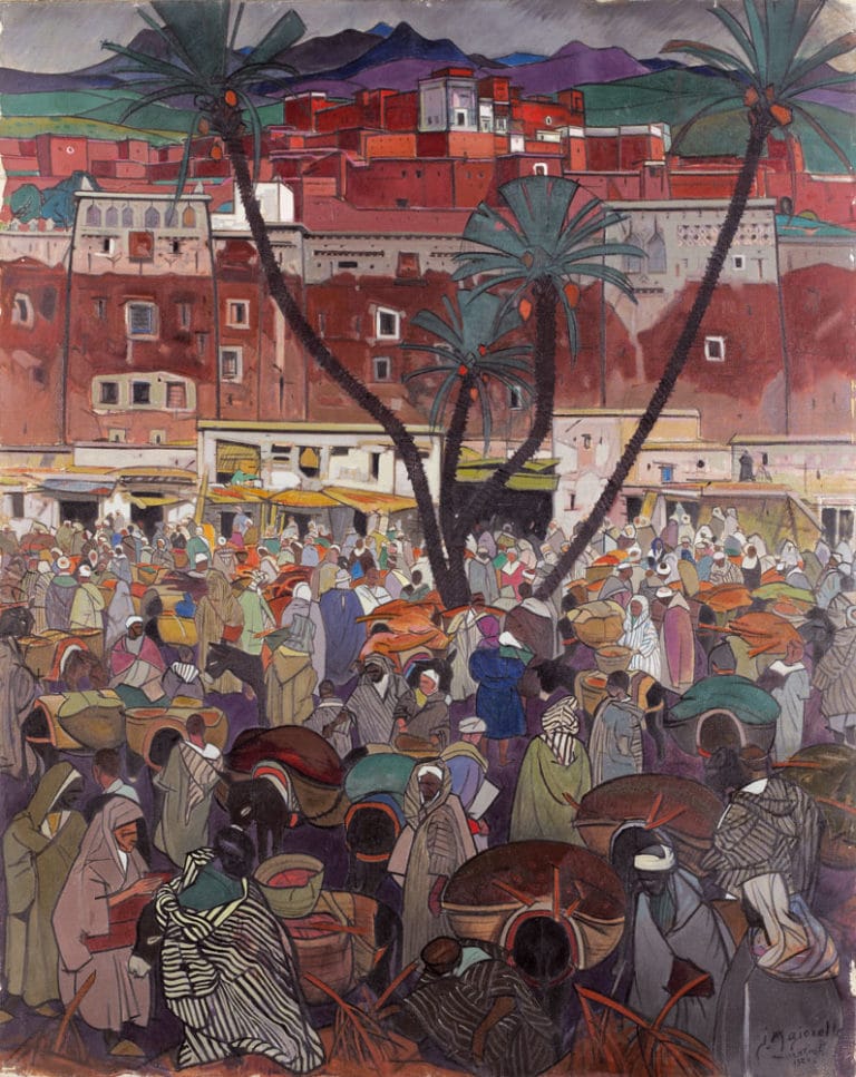 "Kasbah rouge", oeuvre de Jacques Majorelle