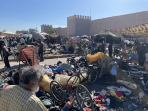 El Khemis, marché aux puces de Marrakech + souk des portes
