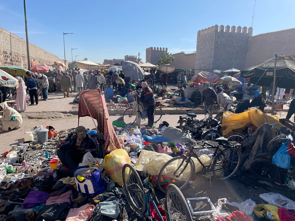 El Khemis, marché aux puces de Marrakech