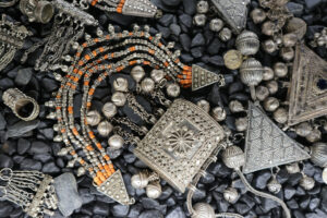 Bijoux du Yemen - Dans le Musée des parures à Marrakech.